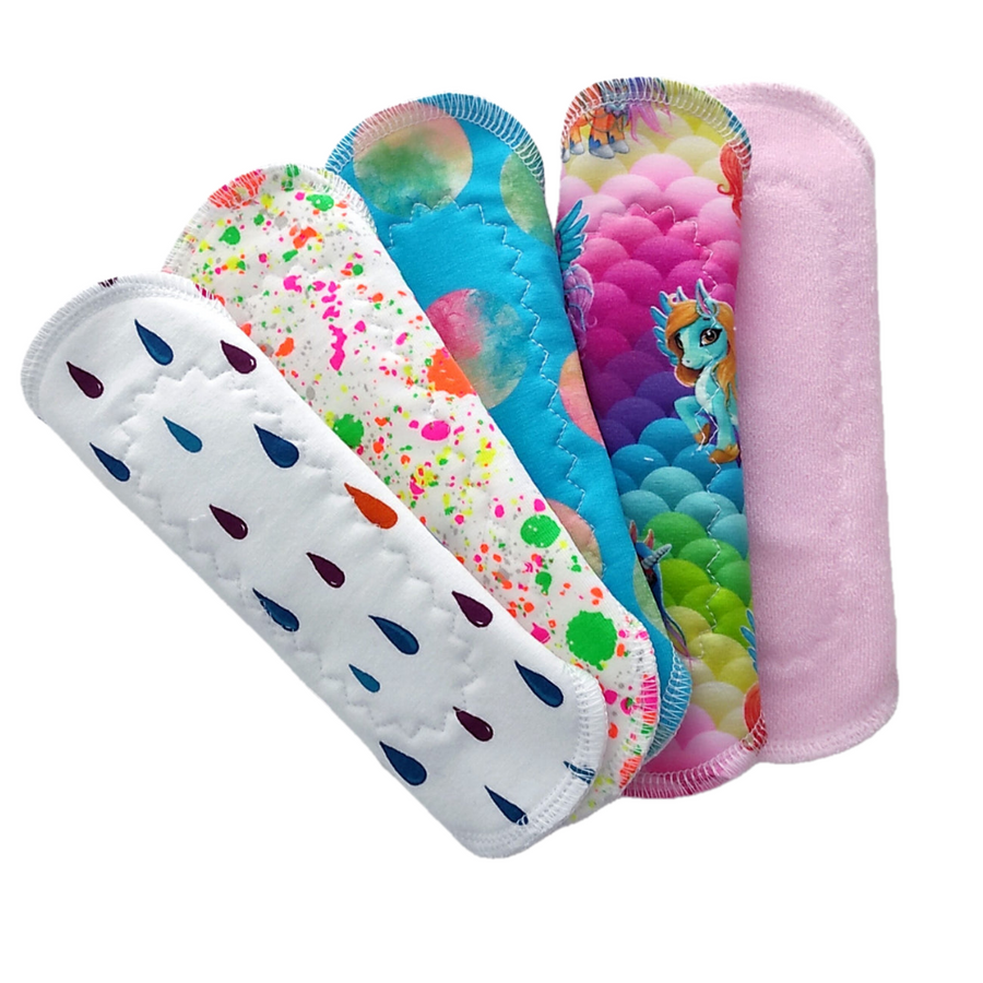 Paket platnenih uložaka za 1. menstruaciju