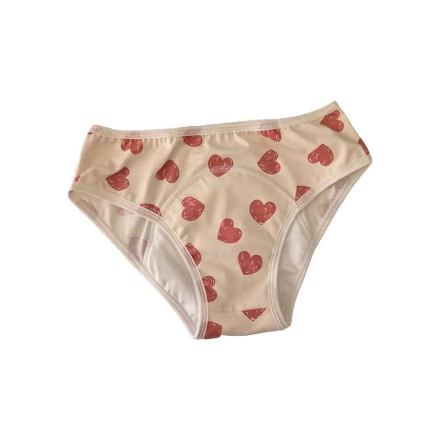Menstrualne gaćice Sweetmess, šarene – srca